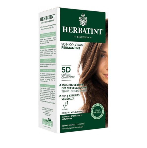Herbatint 5D Chatain Claire Dore 150ml