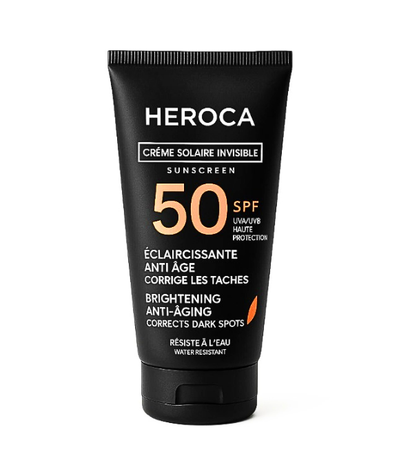 Heroca-Sunscreen-Creme-Solaire-Invisible-spf50-50ml-1 Heroca Sunscreen Creme Solaire Invisible Spf50+ 50ml – Image 1
