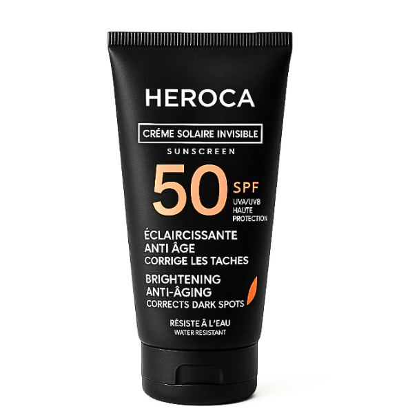 Heroca Sunscreen Creme Solaire Invisible Spf50+ 50ml