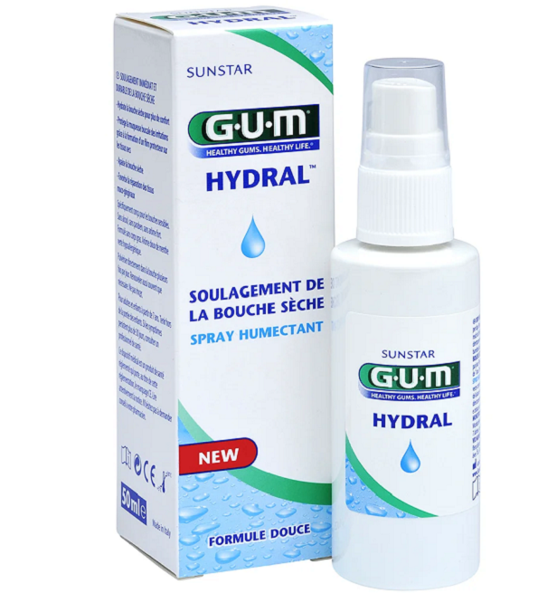 Hydral-Bain-de-bouche-Spray-6010-2 Gum hydral spray humectant 50ml 6010 – Image 1