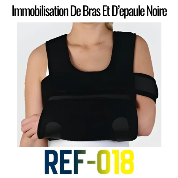 ANNAFIX Immobilisation De Bras & d'epaule Noir REF-018