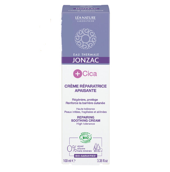 EAU THERMALE JONZAC +CICA CRÈME RÉPARATRICE APAISANTE 100ml