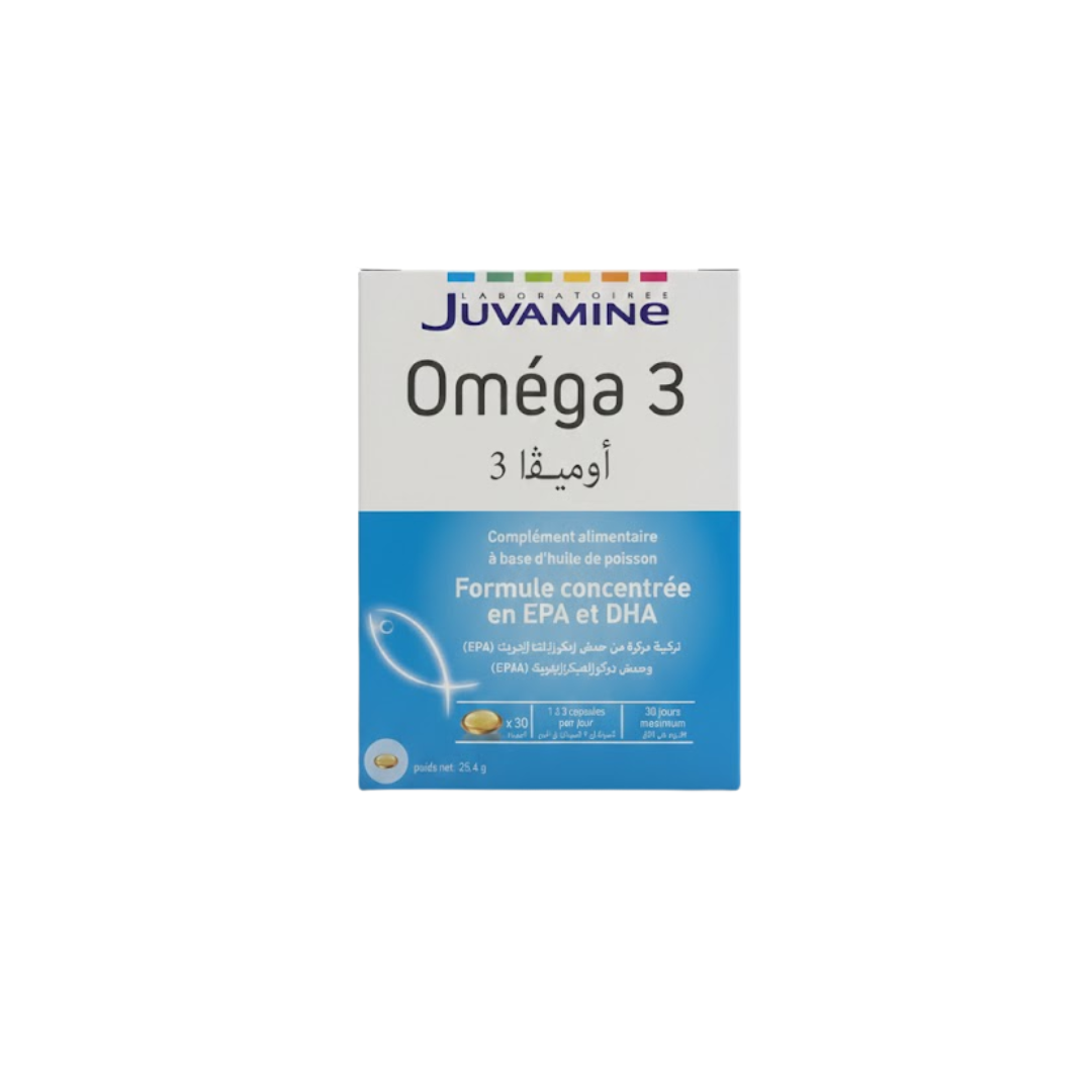 Juvamine-Omega-3-30-Capsules-2 Juvamine Omega 3 30 Capsules – Image 1
