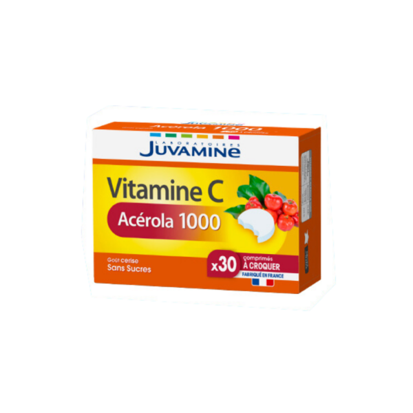 Juvamine Vitamine C Acerola 30 Comprimes