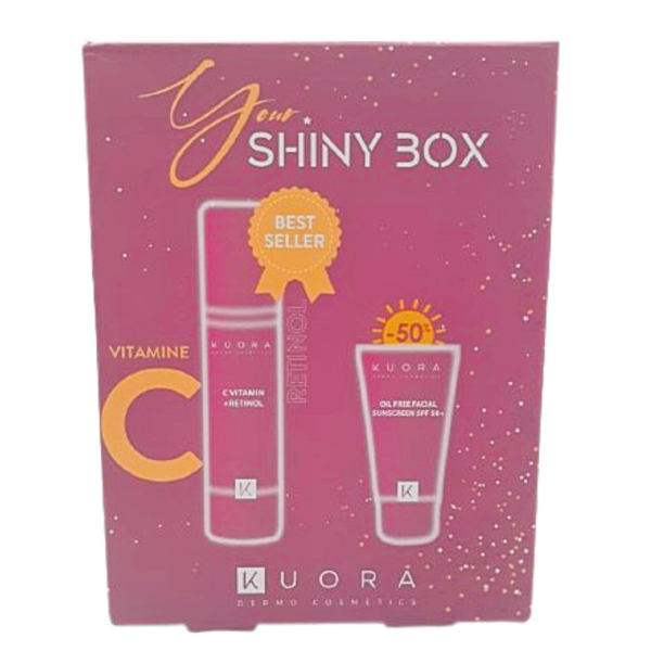 KUORA  Duo Pack Vitamin C Retinol+ Oil Free Facial  Spf50