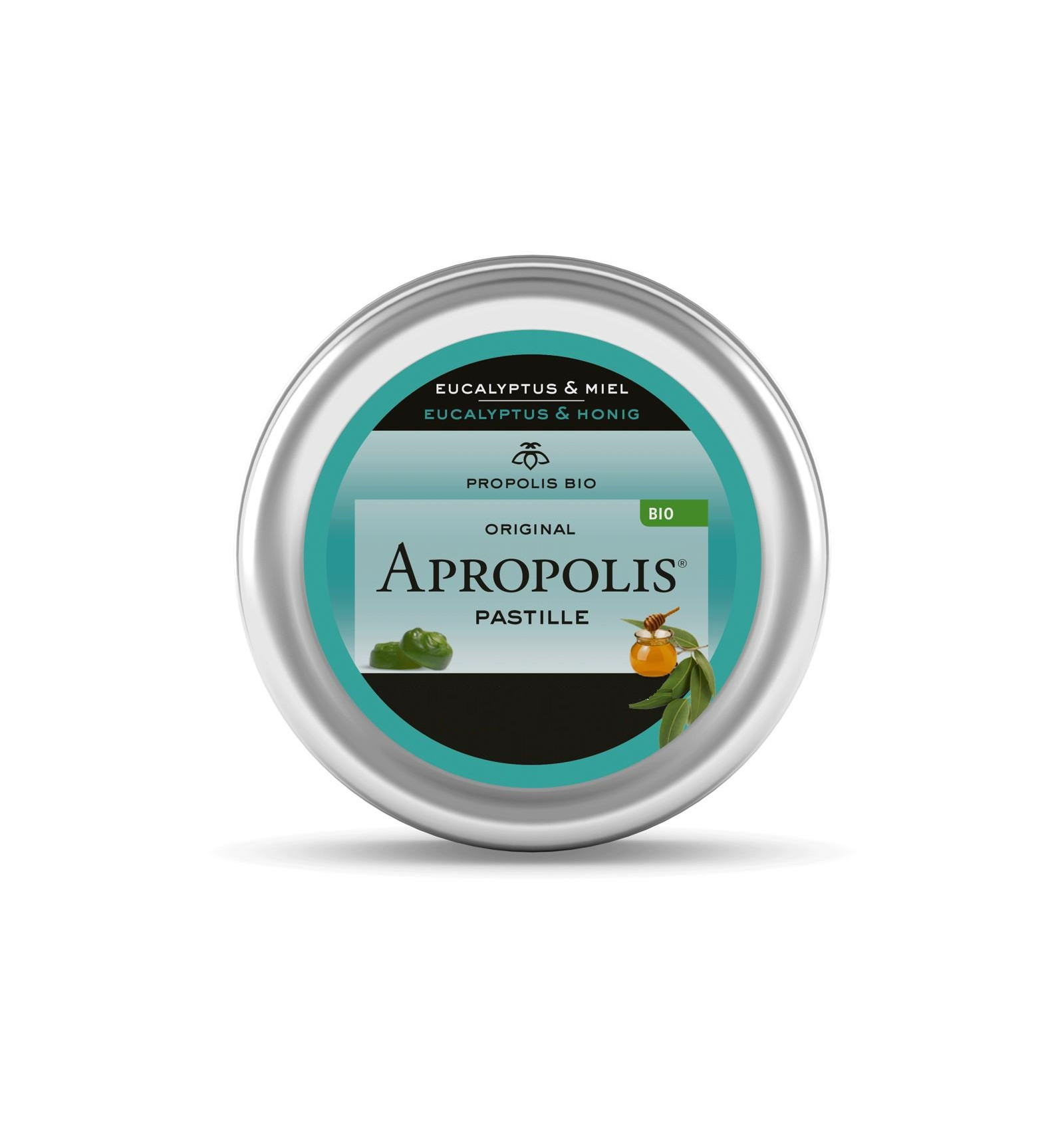 LEMON-PHARMA-APROPOLIS-PASTILLE-EUCALYPTUS-ET-MIEL-40G-1-2 Pastiles Apropolis Eucalyptuls & miel 40g – Image 1