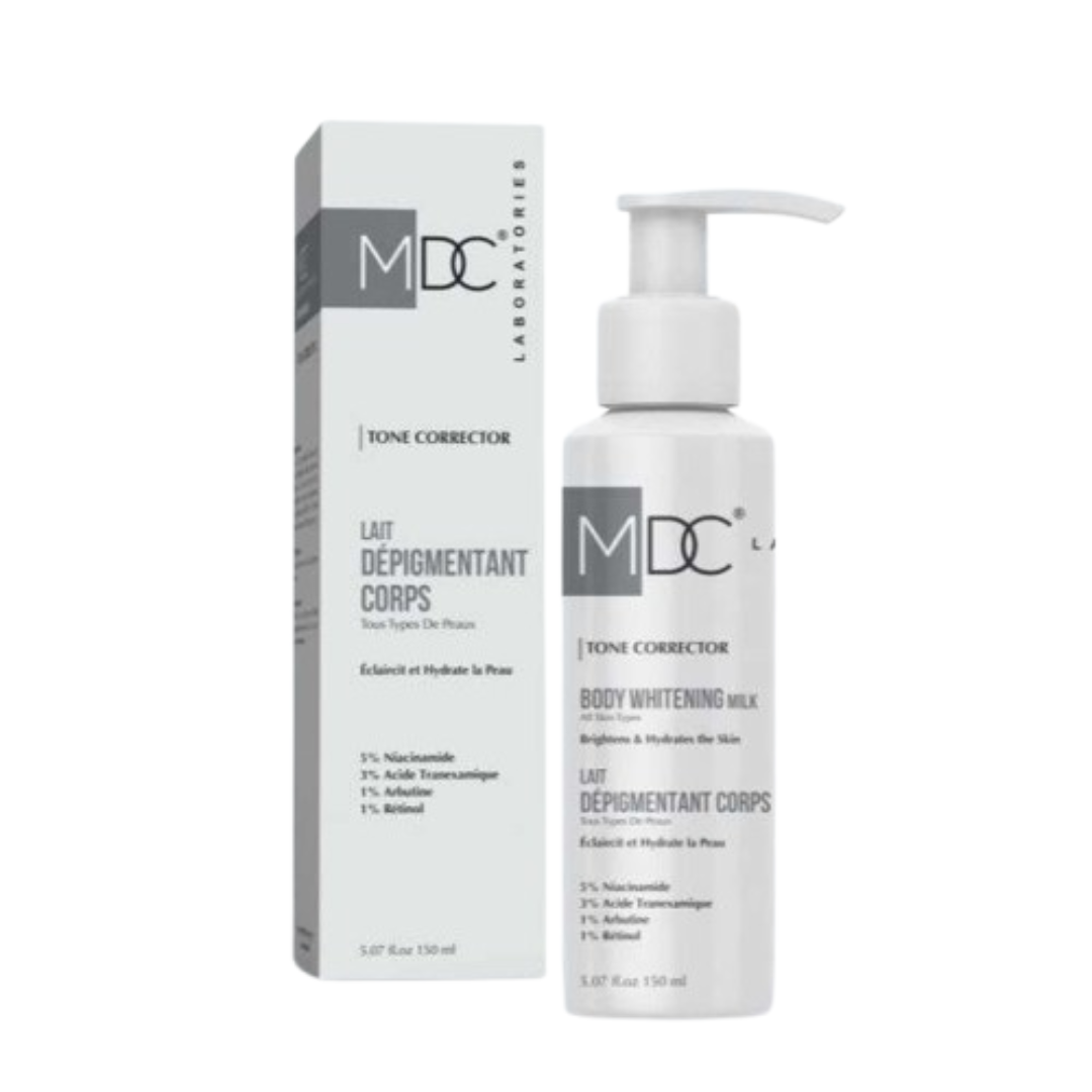 MDC-Tone-Corrector-Body-Whitening-Milk-150ml-2 MDC Tone Corrector Body Whitening Milk 150ml – Image 1