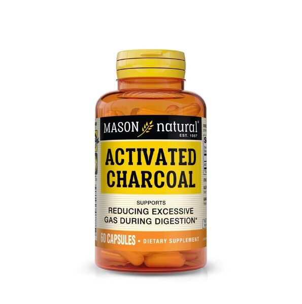 Mason Natural Activated Charcoal 60 capsules 787-60