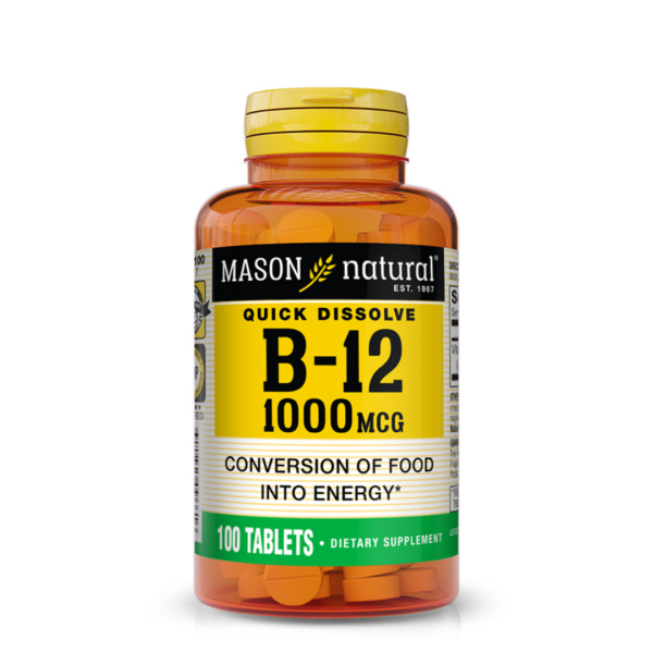 Mason Natural B-12 1000mg 100 Tablets