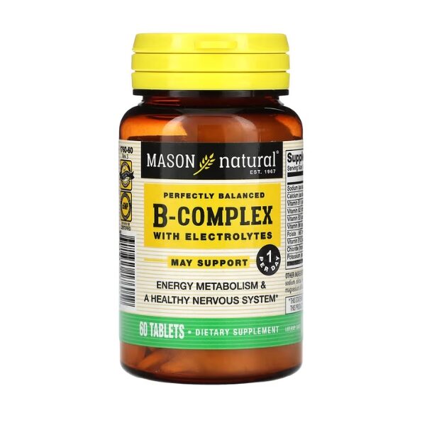 Mason Natural B-Complex With Electrolytes 60 tablets