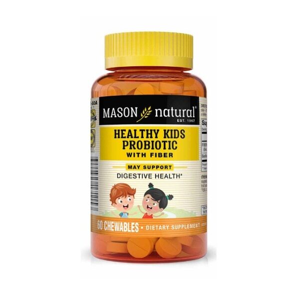 Mason Natural Healthy Kids Probiotic with fiber 60 tablets 1711-60A
