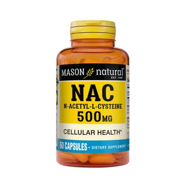 Mason Natural Nac  N-Acetyl-L-Cysteine 60 capsules  1710-60