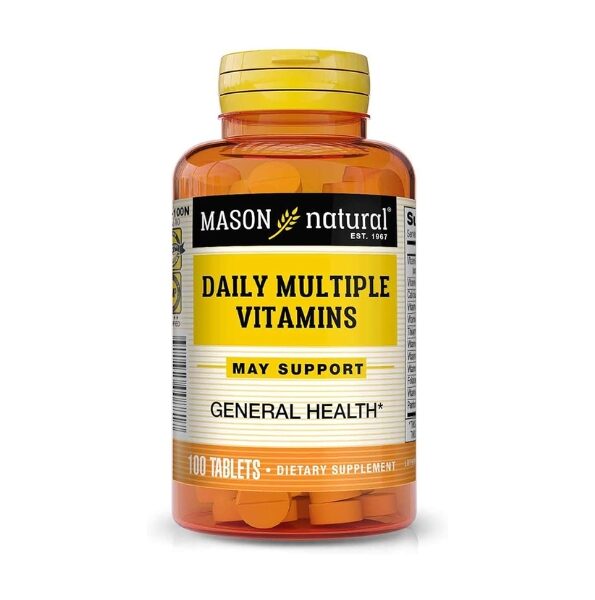 Mason Natural Daily Multiple Vitamins 100 Tablets