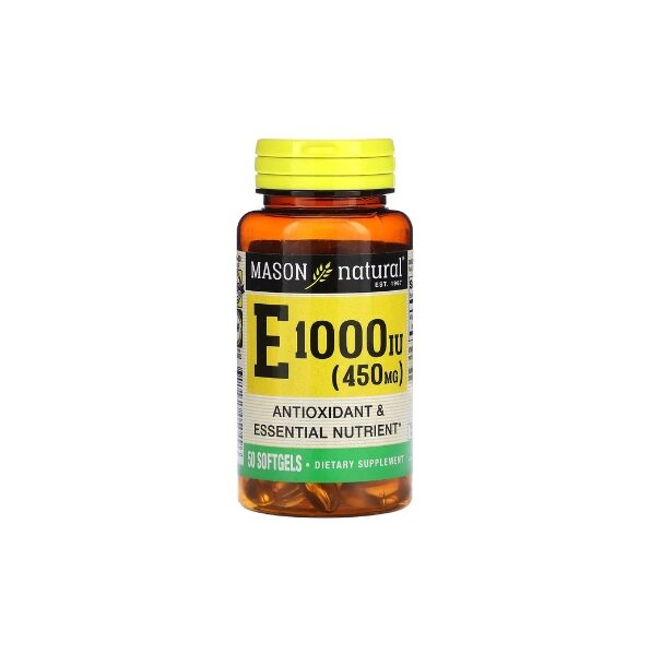 Mason natural E 1000 IU 50 Softgels