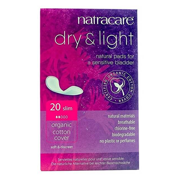 NATRACARE SERVIETTE DRY & LIGHT POUR LEGERE INCONTINENCE 20 Unités