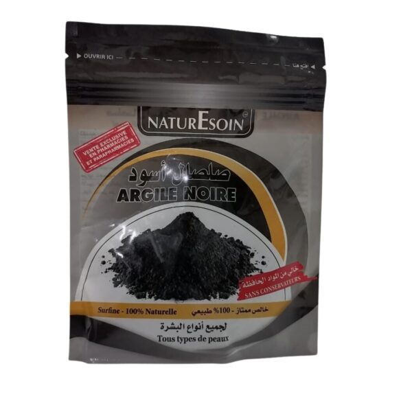 Nature Soin Argile Noir Sachet 100G