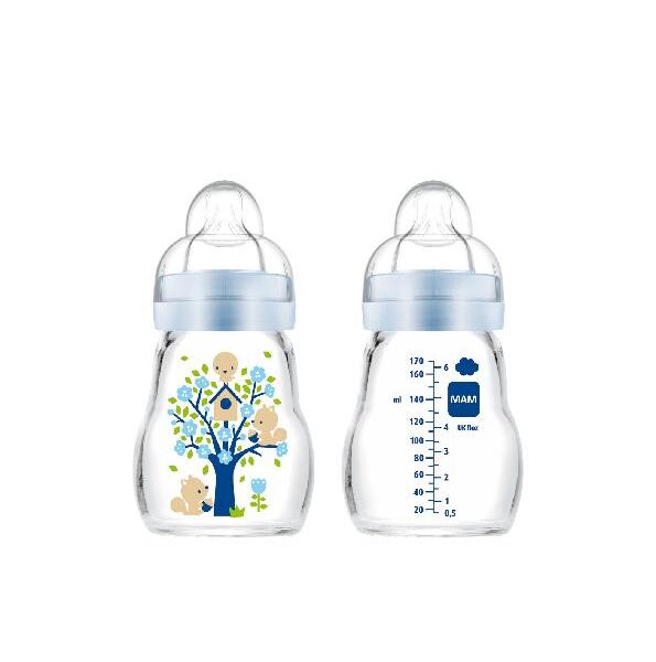 Mam Baby Biberon en verre +0m 170ml