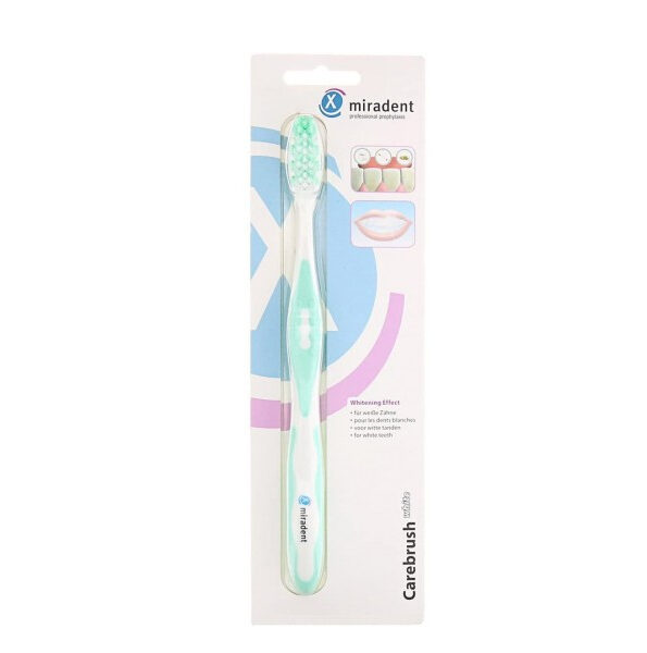Miradent Brosse à dent Carebrush White Verte
