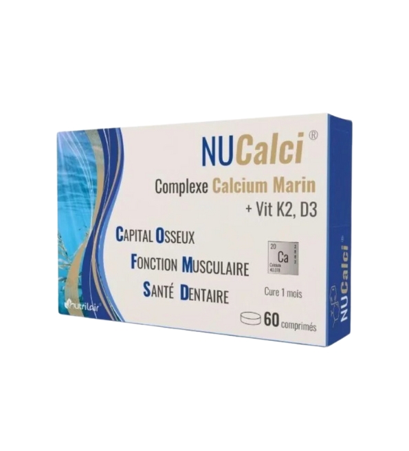 Nucalci-complex-calcium-marin-60cps-2 Nucalci Complexe Calcium Marin 60 Comprimes – Image 1