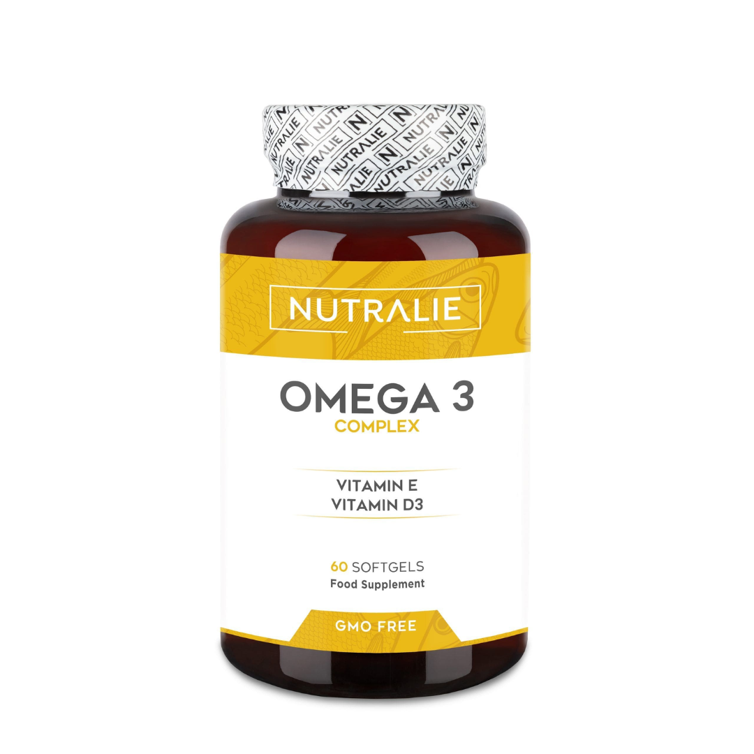 Nutralie-Omega-3-Complex-60-Softgels Nutralie Omega 3 Complex 60 Softgels – Image 1