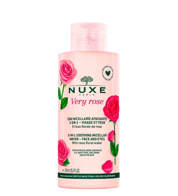 Nuxe-Very-Rose-Eau-Micellaire-Apaisant-3-en-1-750ml-2 Nuxe Very Rose Eau Micellaire Apaisante 3 en 1 750ml – Image 1