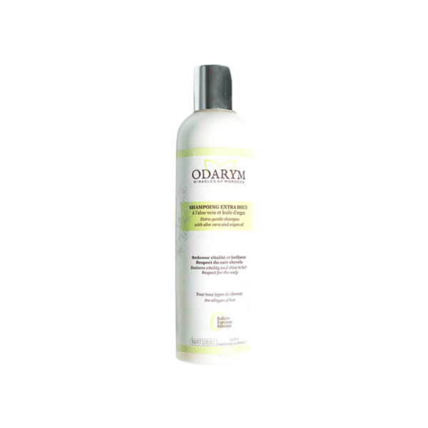 Odarym Shampooing Liquide EXTRA DOUX à L'aloe Vera et à L'Huile d'Argan