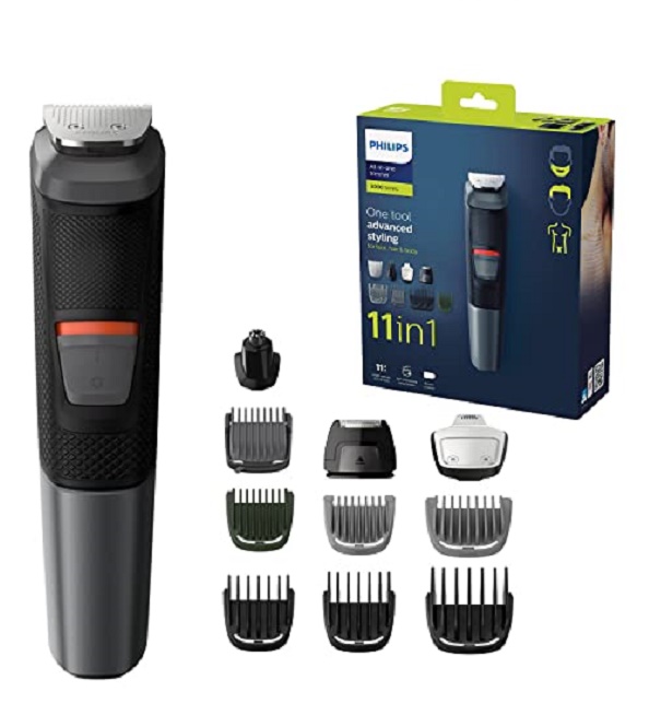 Philips-11en1-en-visage-chvx-et-corps-serie-5000-2 PHILIPS Multigroom series 5000 11-en-1 Visage, Cheveux et Corps MG5730/15 – Image 1
