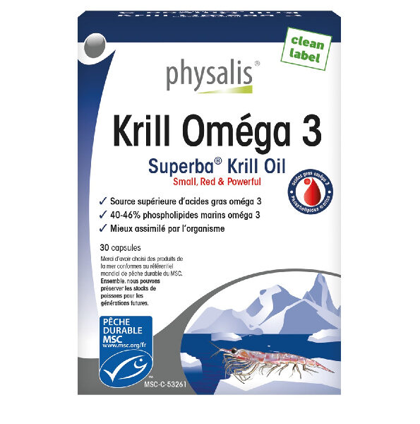 Physalis Krill Omega 3 30 Capsules