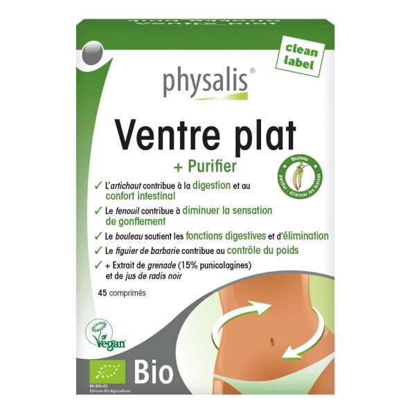 Physalis Ventre Plate +Purifier 45 comprimes