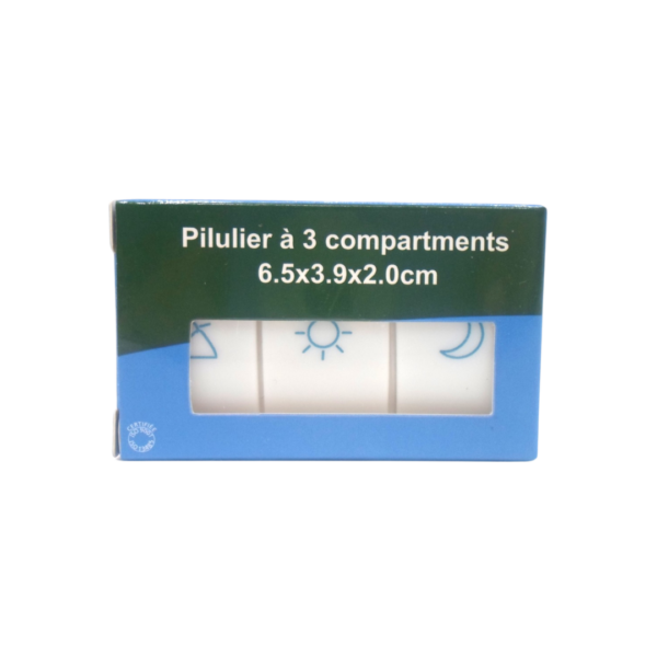 Pilulier a 3 Compartments Ref AM09-110