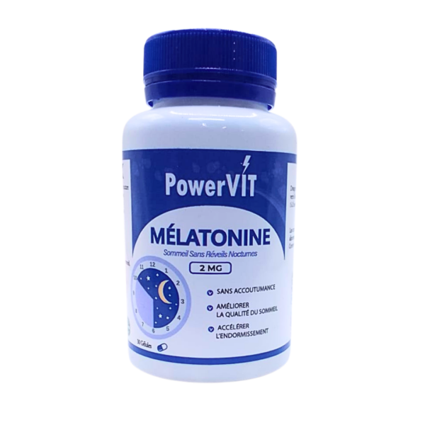 PowerVit Melatonine 2mg 30 Gelules