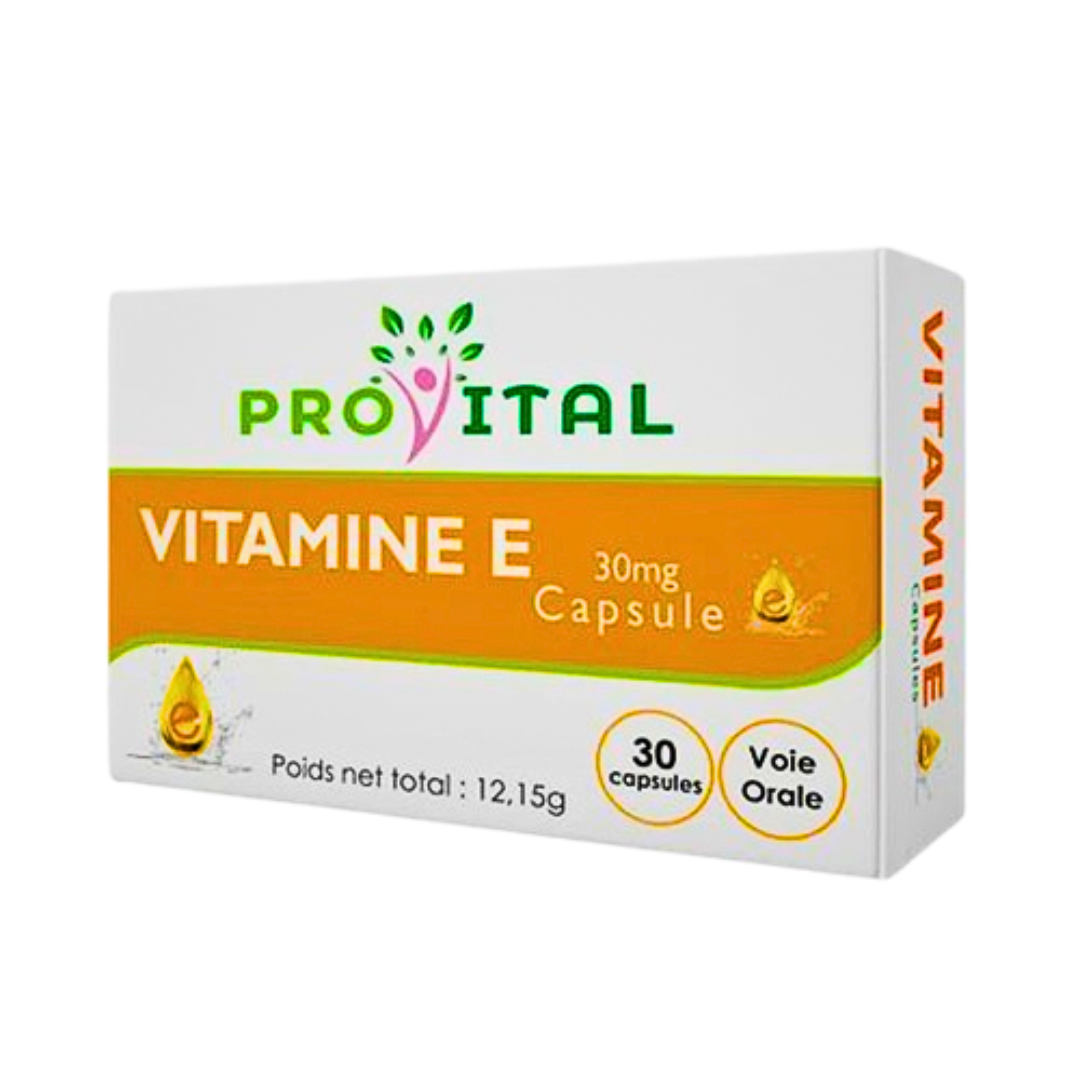 Pro-vital-Vitamine-E-30capsules-2 Pro Vital Vitamine E 30Capsules – Image 1
