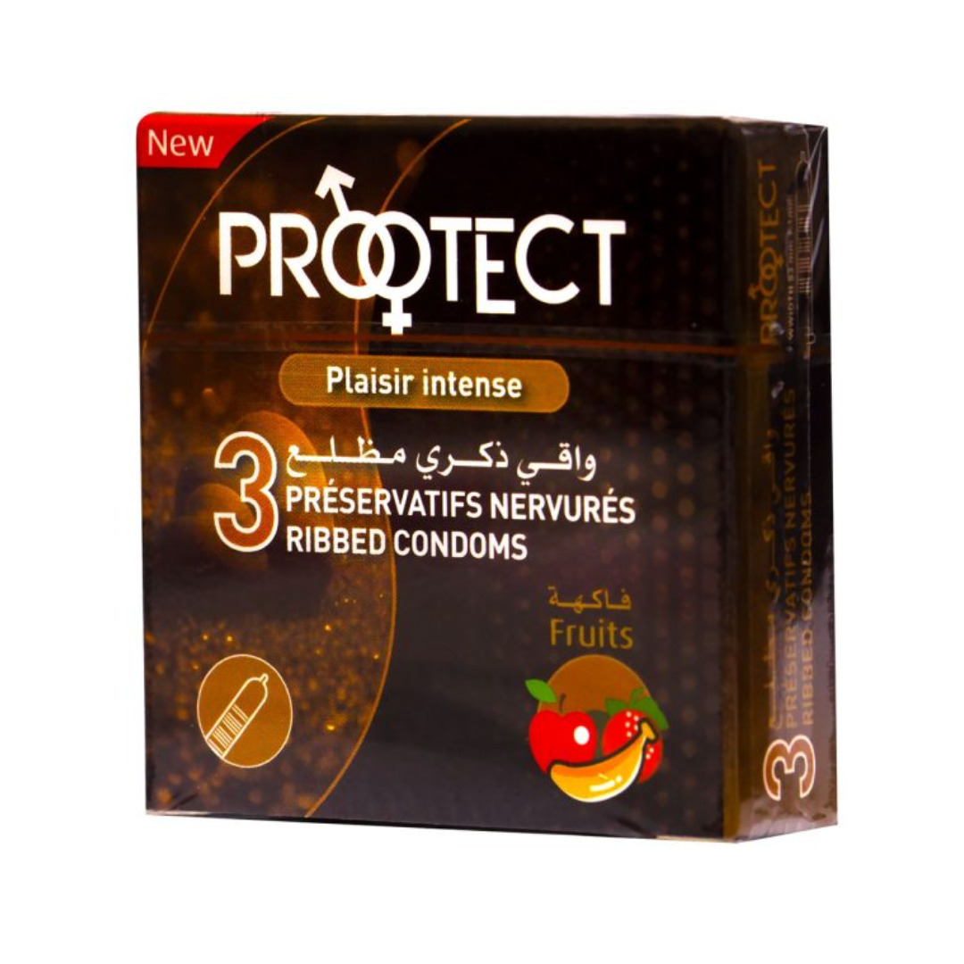 Protect-preservatifs-Fruits-3-pcs-2 Protect Preservatifs Fruits 3 Pieces – Image 1