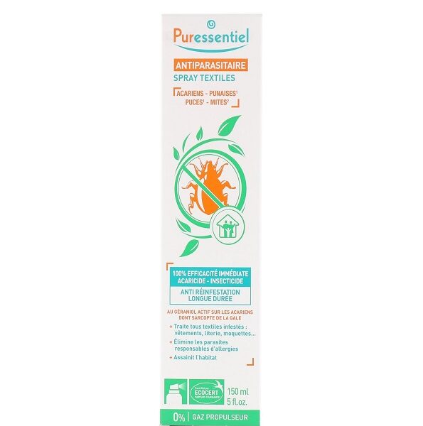 Puressentiel Assanissant Spray Textiles Antiparasitaire 150ml