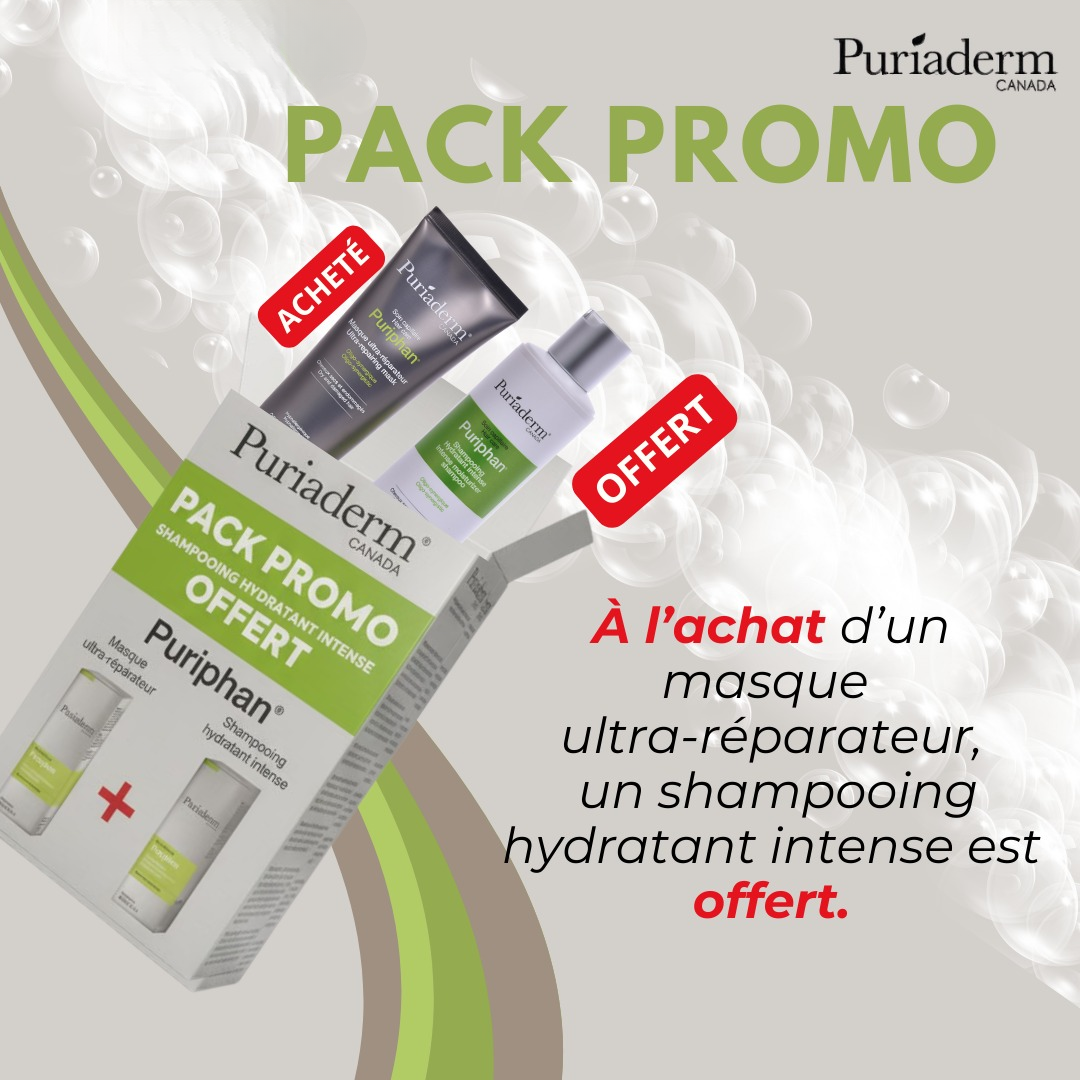 Puriaderm-Puriphan-Masque-Ultra-ReparateurPuriphan-Shampoing-Hydratant-Pack-2 Puriaderm Puriphan Masque Ultra-Reparateur+Puriphan Shampoing Hydratant Pack – Image 1