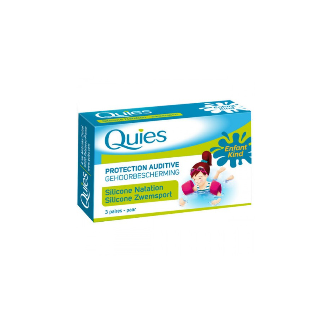 Quies-Protection-Enfant-en-silicone-special-natation-6-paires Quies Protection Enfant en silicone spécial natation - 6 paires – Image 1