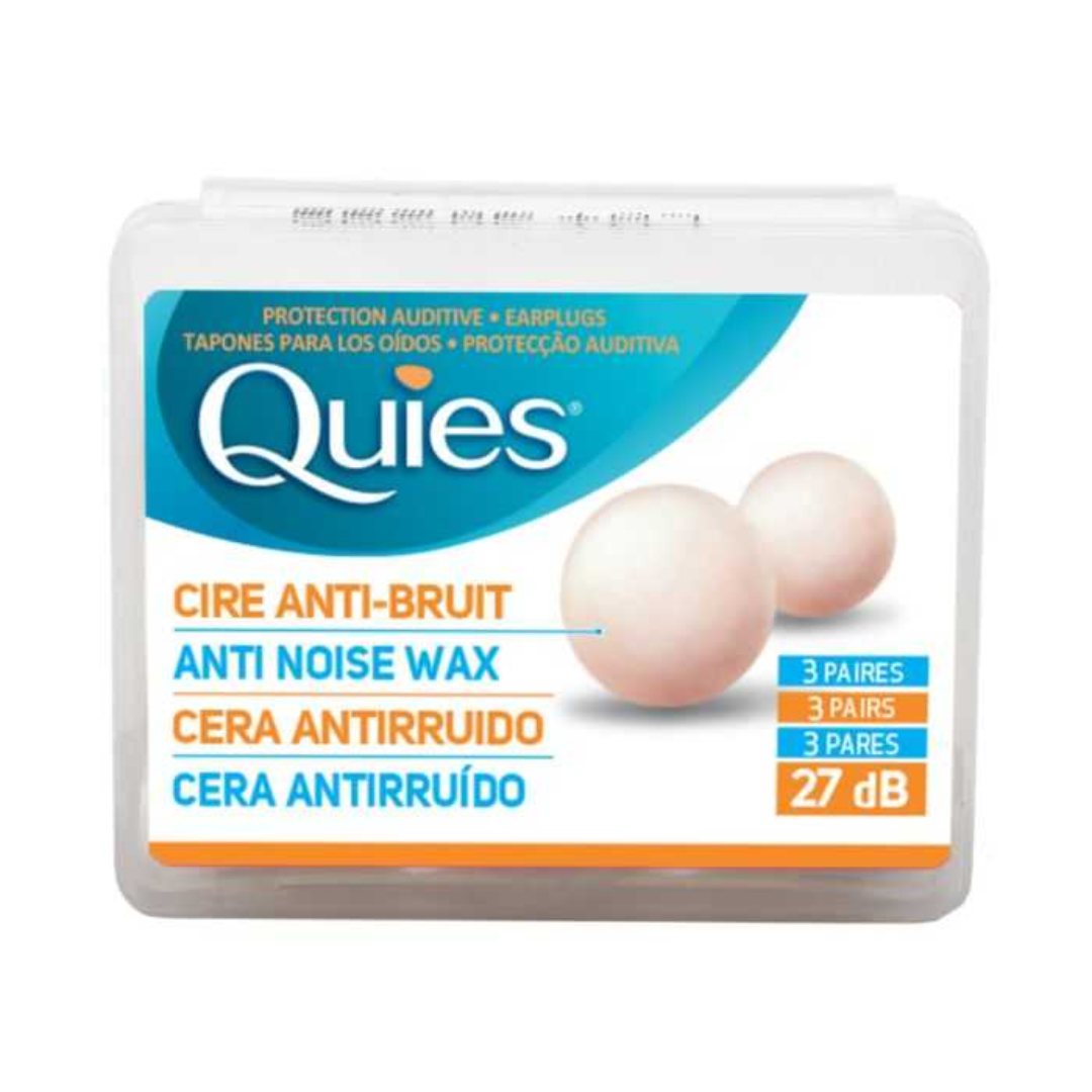 Quies-cire-Anti-bruit-3-paires-2 Quies Cire Anti-bruit 3 Paires – Image 1