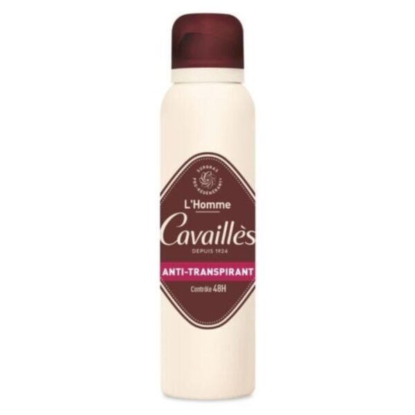 Roge Cavailles Déodorant Anti-transpirant Homme Spray 48H 150ml