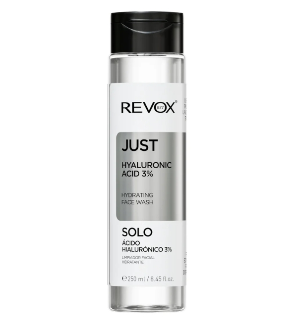 Revox-B77-Just-Hyaluronic-Acid-3-Hydrating-face-wash-250ml Revox B77 Just Hyaluronic Acid 3% Hydrating face wash 250ml – Image 1