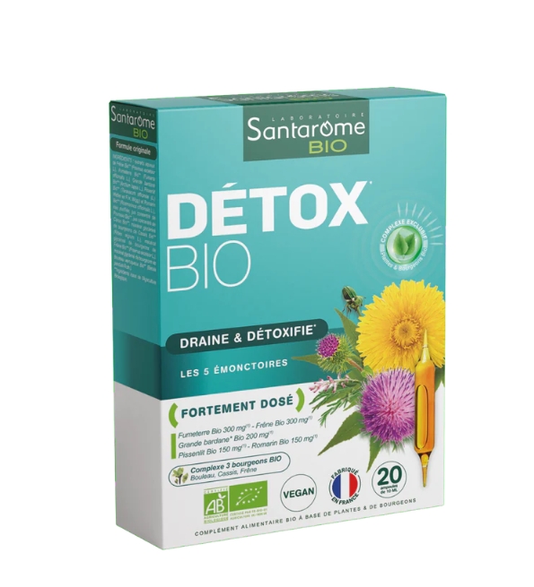 SANTAROME-DETOX-20-AMPOULES-2 SANTAROME DETOX 20 AMPOULES – Image 1