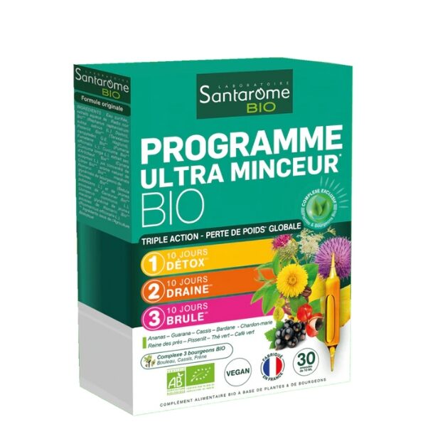 SANTAROME PROGRAMME ULTRA MINCEUR 30 AMPOULES