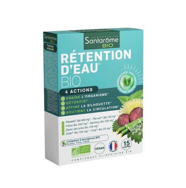 SANTAROME RETENTION D'EAU 15 COMPRIMES