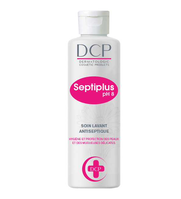 SEPTIPLUS-ph8-2 DCP SEPTIPLUS PH 8 SOIN LAVANT ANTISEPTIQUE 250mL – Image 1