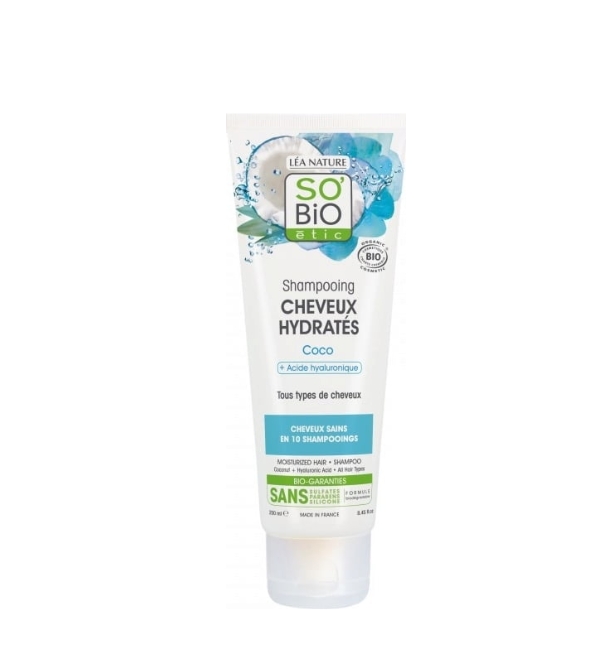 SO-BIO-SHAMPOING-CHEVEUX-HYDRATES-COCO-250ML-2 SO BIO SHAMPOOING CHEVEUX HYDRATES COCO 250ML – Image 1