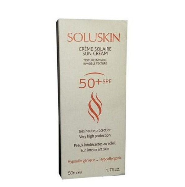 SOLUSKIN Creme Solaire Spf50+ Invisible 50ml
