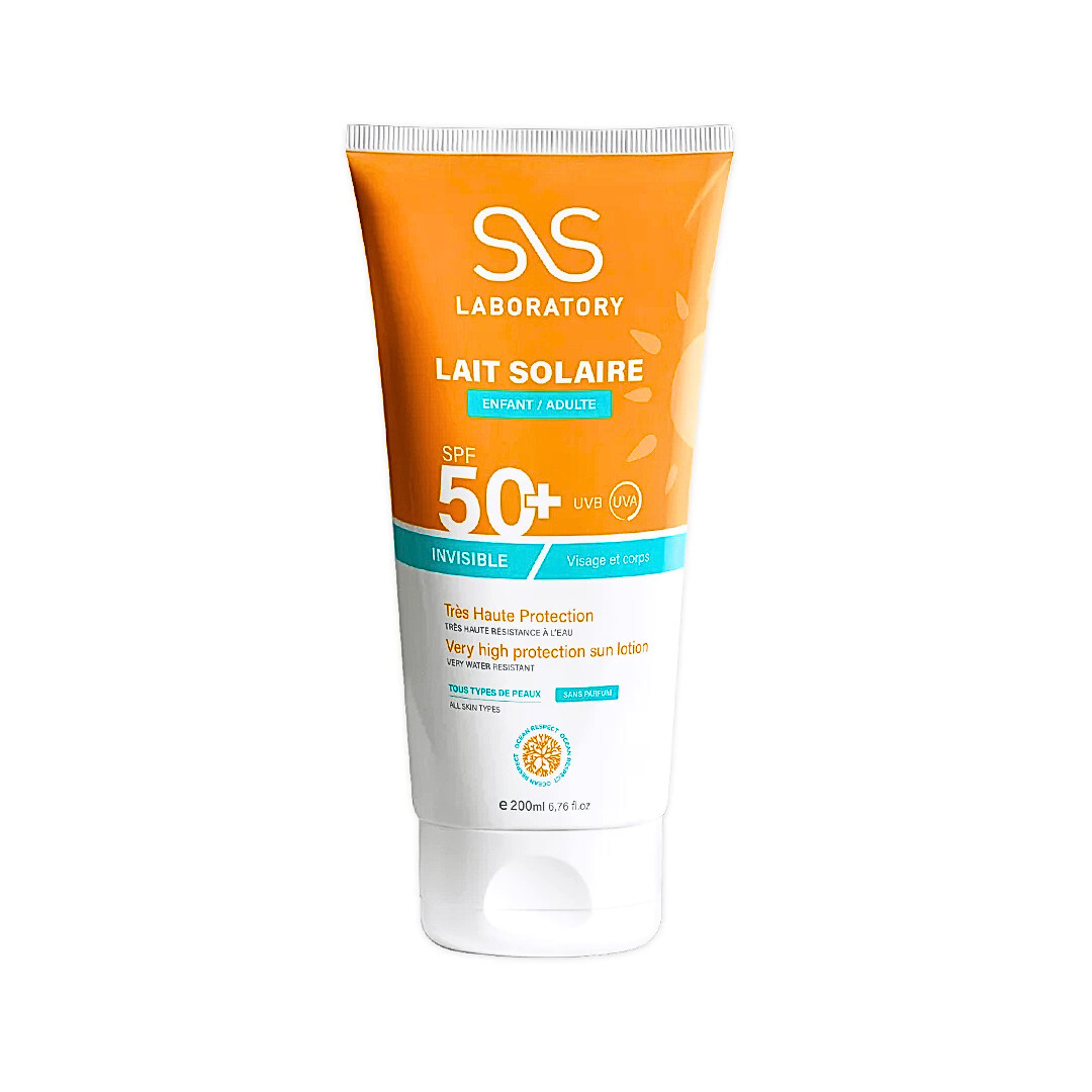 SS-Lait-solaire-invisible-spf50-150ml-2 SS Lait Solaire Invisible Spf50+ 150ml – Image 1