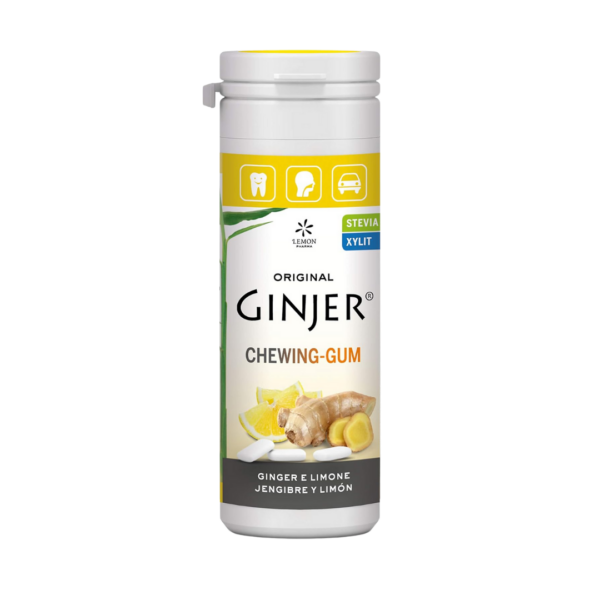 Stevia Gum Ginger Lemon 30g