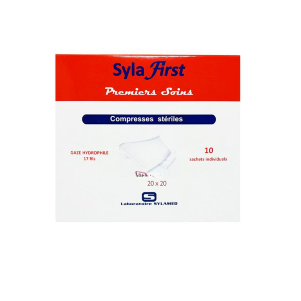 Sylafirst Compress Sterilies 20x20 Boite de 10 Pieces