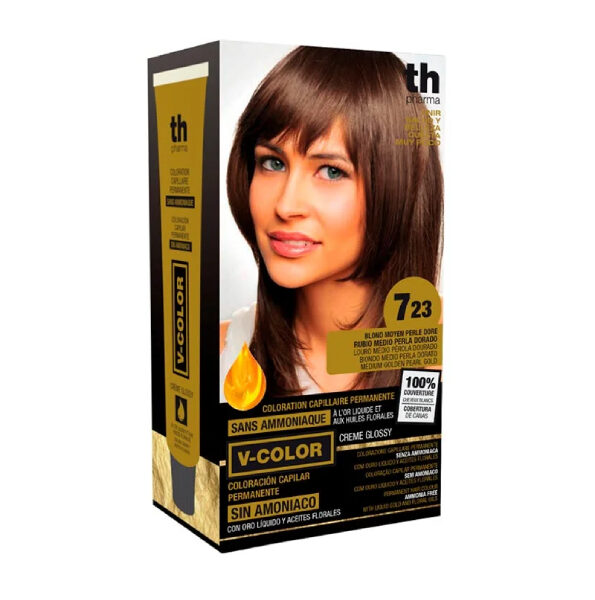 Th-Vitalia Color N° 7.23 Blond moyen Perle dore