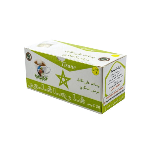 Pharmaflore Tisane N°7 Equilibre Glucidique 20 sachet